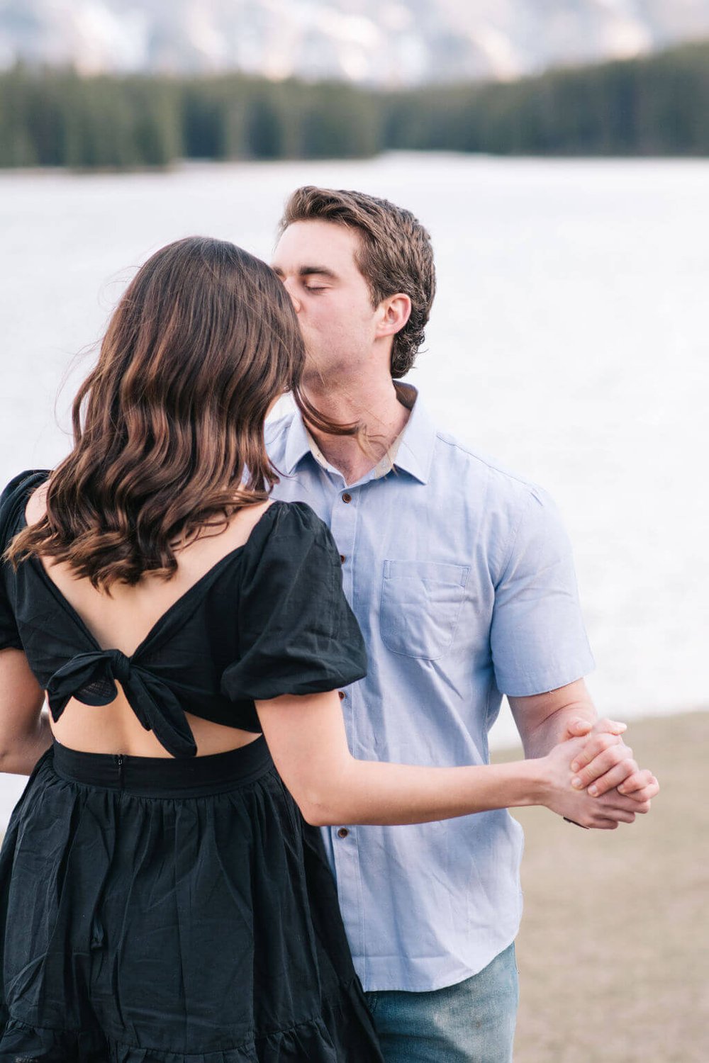 Banff National Park engagement session by Toronto wedding photographers, Ugo Photography