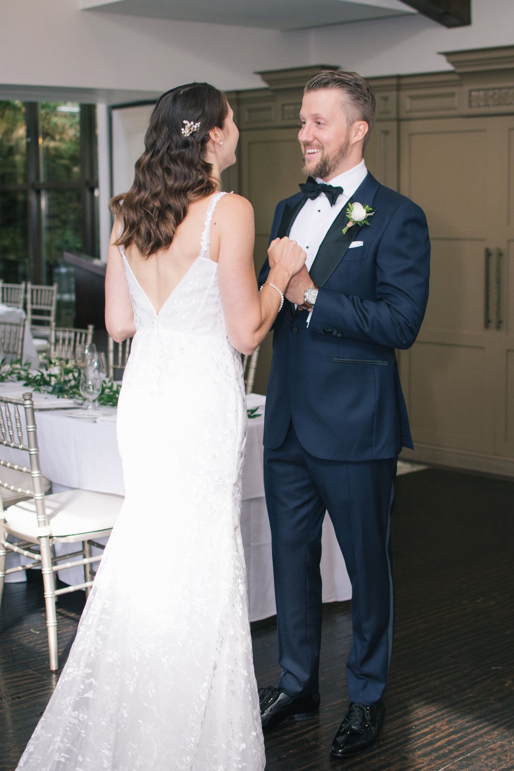 Modern Romance Meets Timeless Black Tie Style For Couple's Summer Wedding at Ancaster Mill