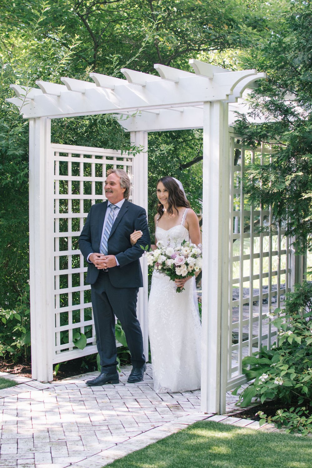 Modern Romance Meets Timeless Black Tie Style For Couple's Summer Wedding at Ancaster Mill