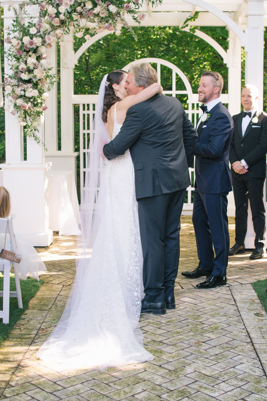 Modern Romance Meets Timeless Black Tie Style For Couple's Summer Wedding at Ancaster Mill