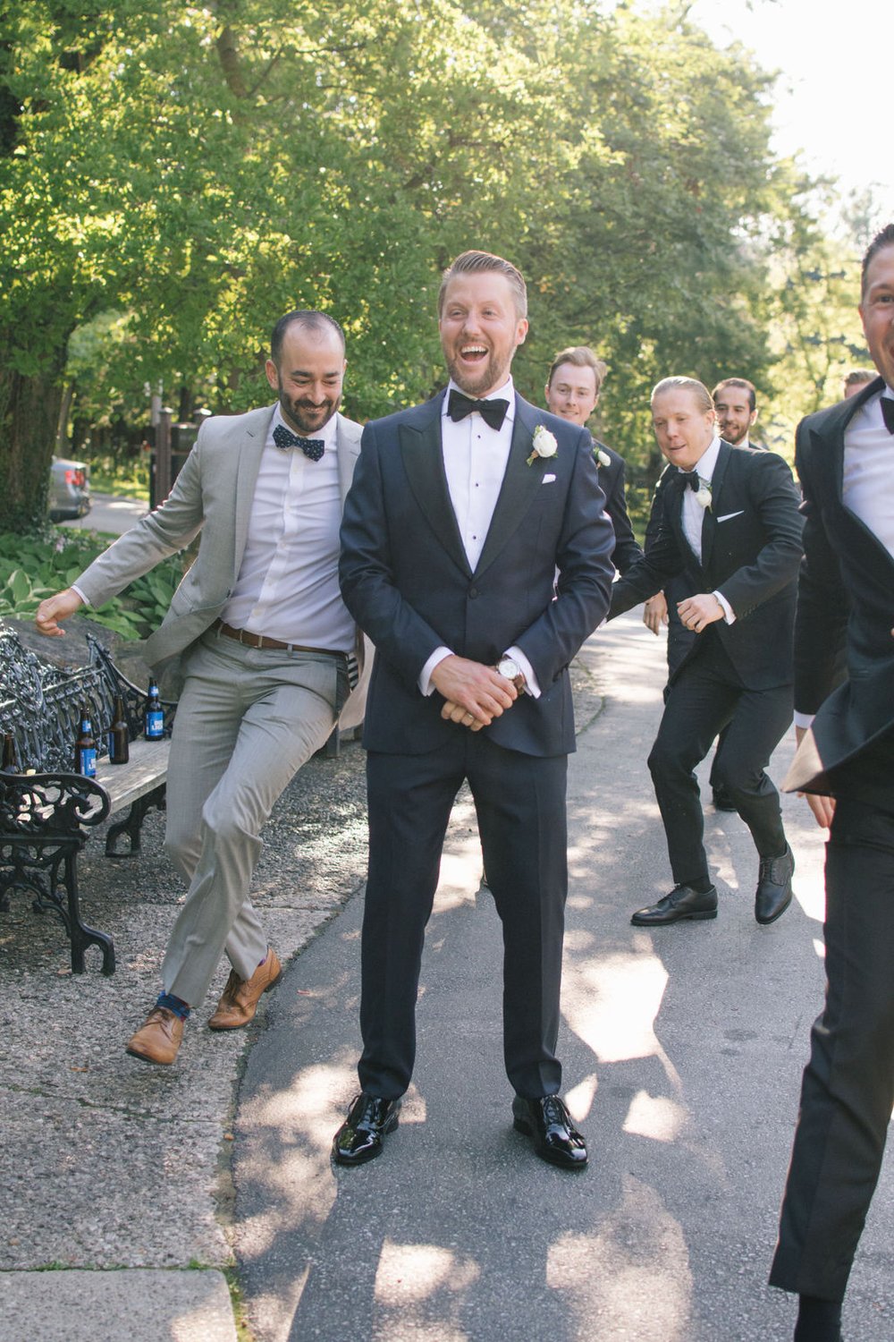 Modern Romance Meets Timeless Black Tie Style For Couple's Summer Wedding at Ancaster Mill