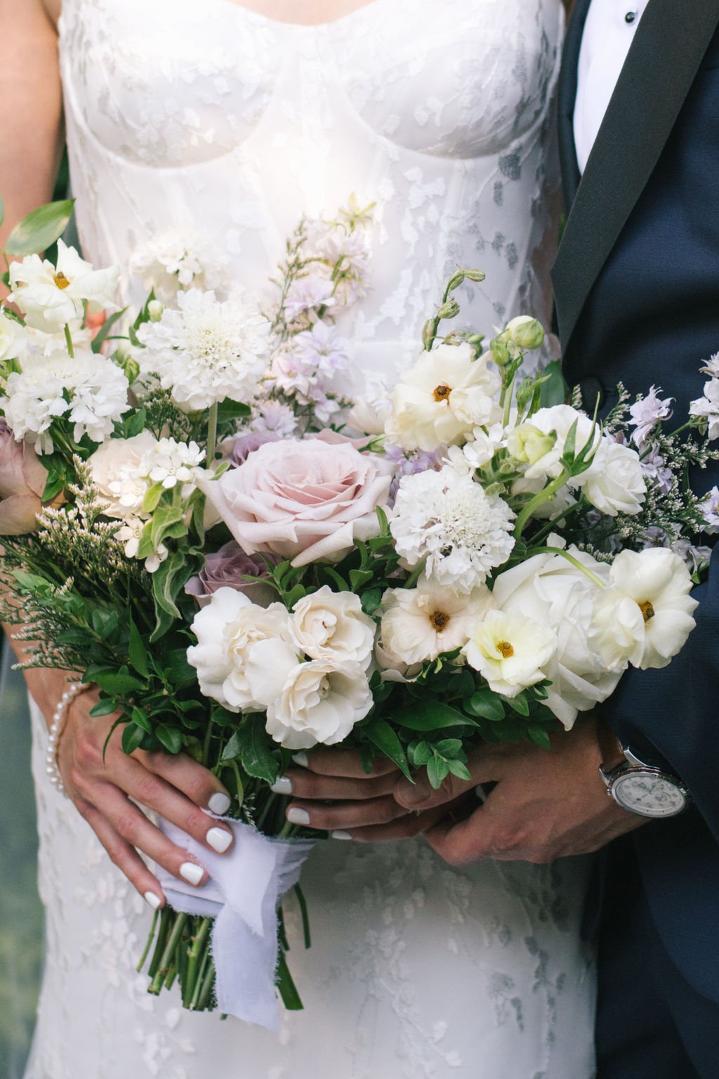 Modern Romance Meets Timeless Black Tie Style For Couple's Summer Wedding at Ancaster Mill