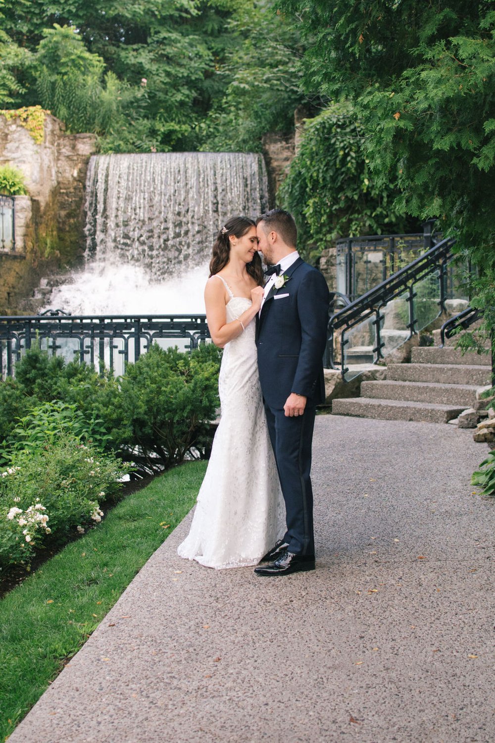 Modern Romance Meets Timeless Black Tie Style For Couple's Summer Wedding at Ancaster Mill