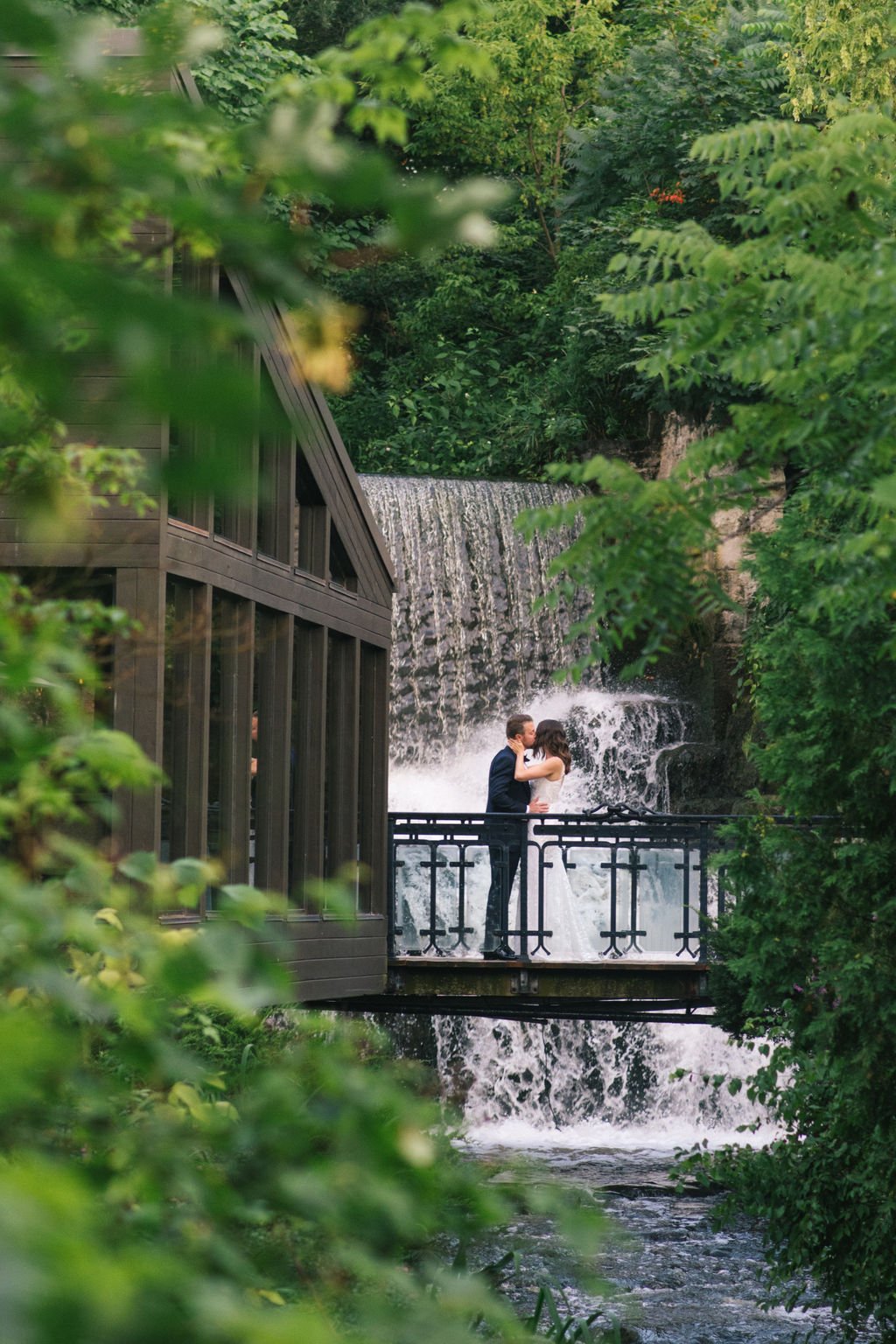 Modern Romance Meets Timeless Black Tie Style For Couple's Summer Wedding at Ancaster Mill