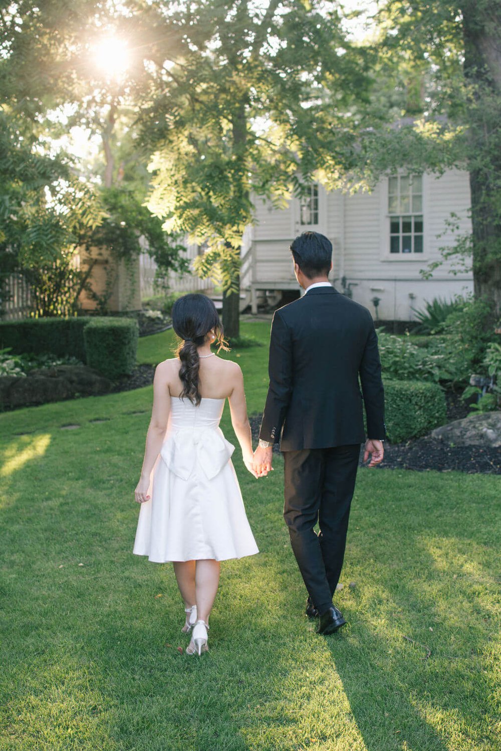 Playful pops of colour for bride and groom's chic summer wedding at The Doctor's House in Vaughan, ON