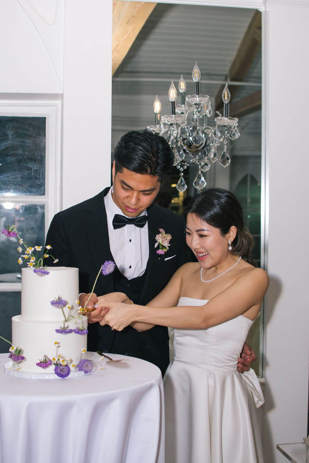 Playful pops of colour for bride and groom's chic summer wedding at The Doctor's House in Vaughan, ON