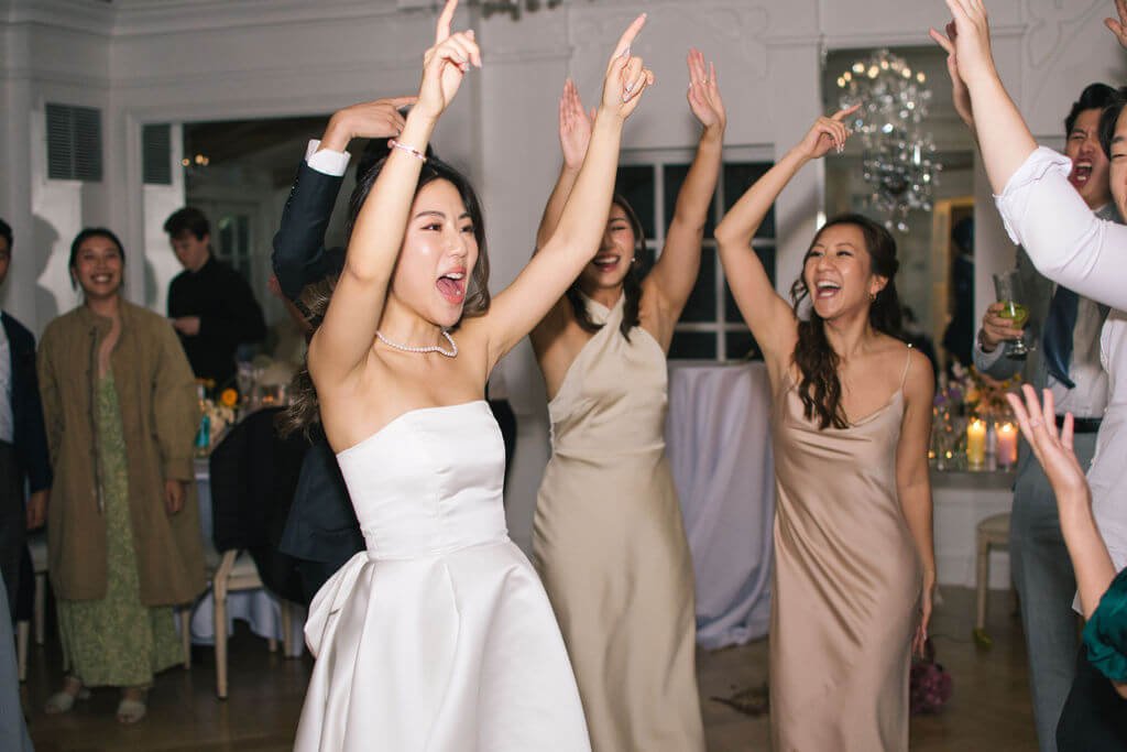 Playful pops of colour for bride and groom's chic summer wedding at The Doctor's House in Vaughan, ON