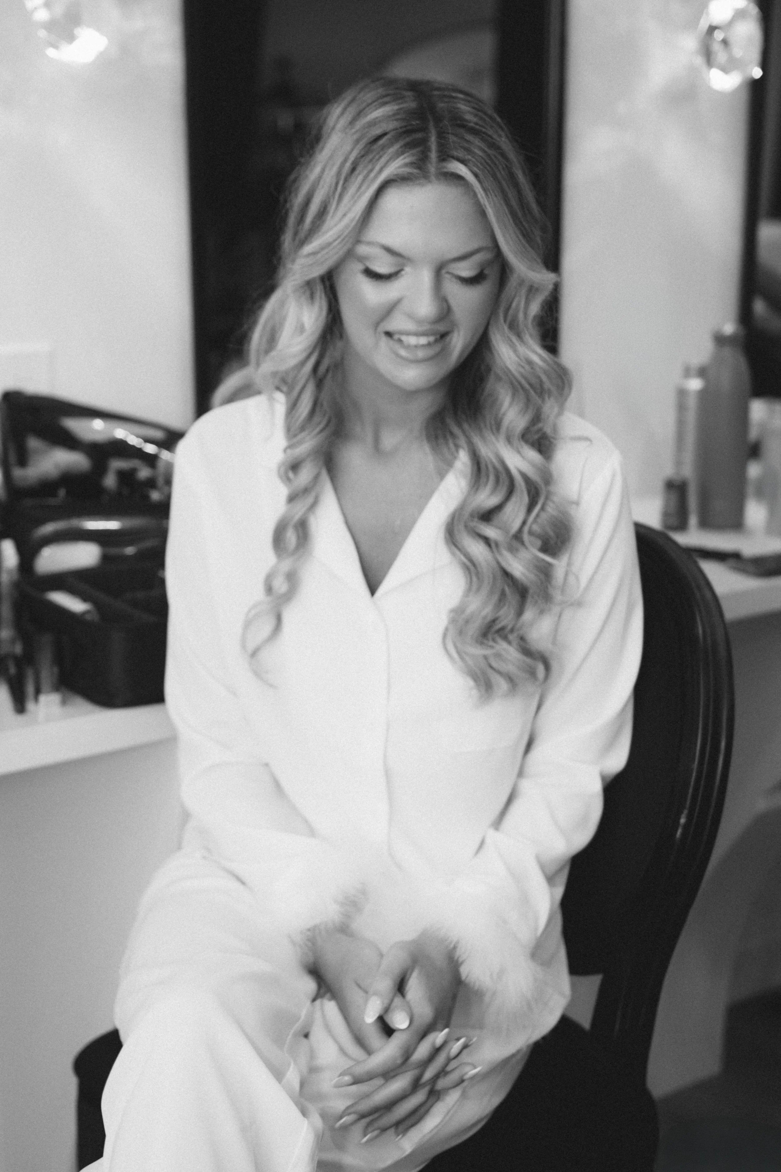 Modern black and white wedding at Three Feathers Terrace