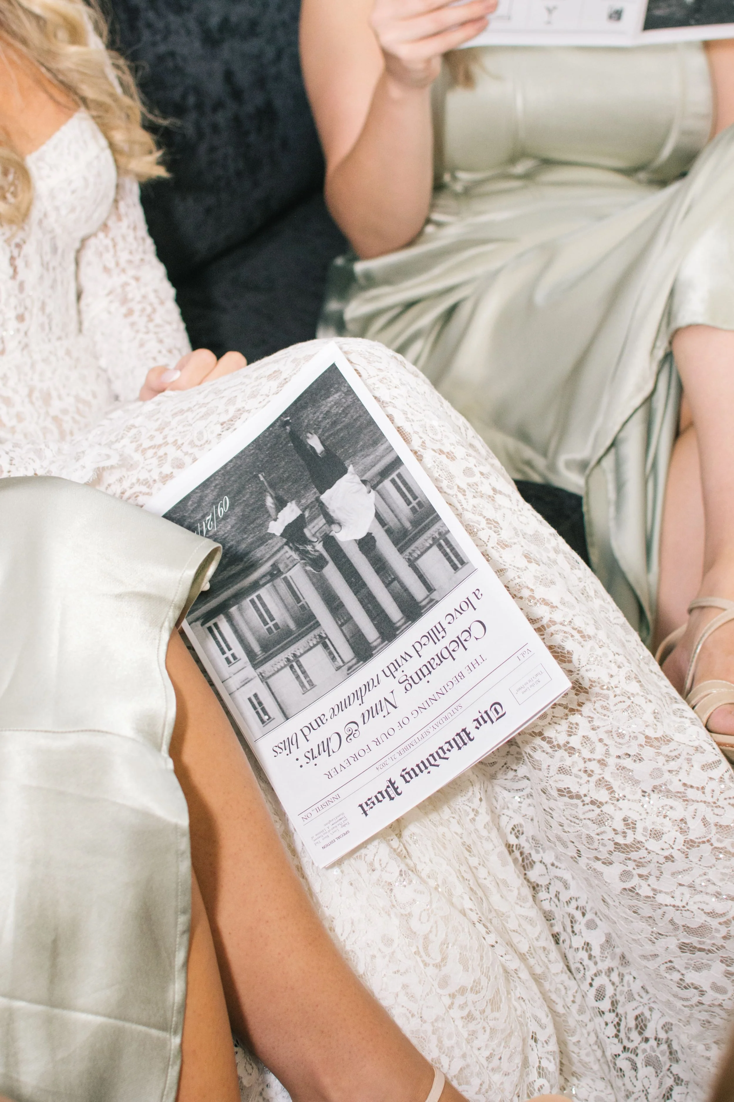 Modern black and white wedding at Three Feathers Terrace