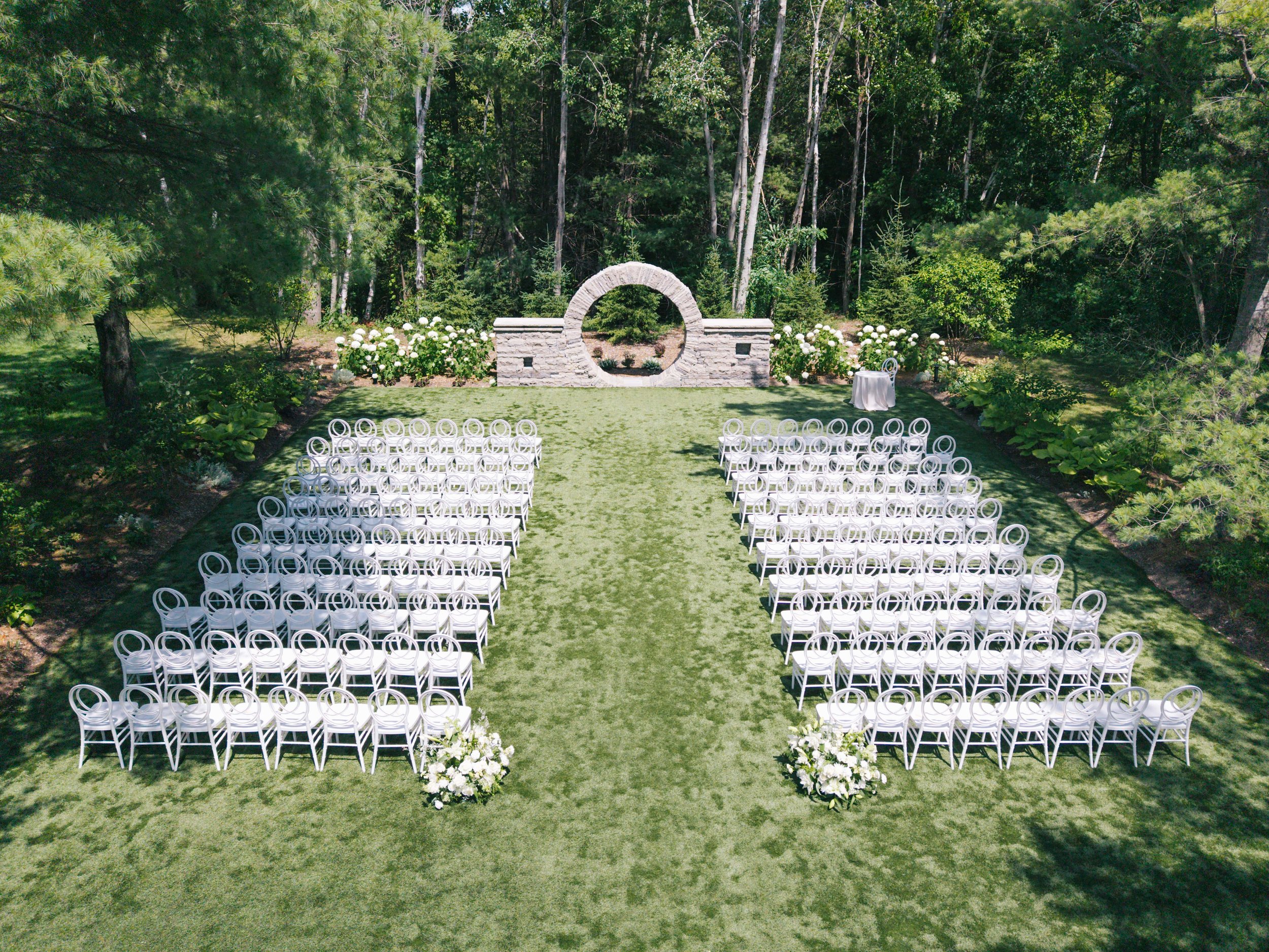 Estate wedding venue, Three Feathers Terrace