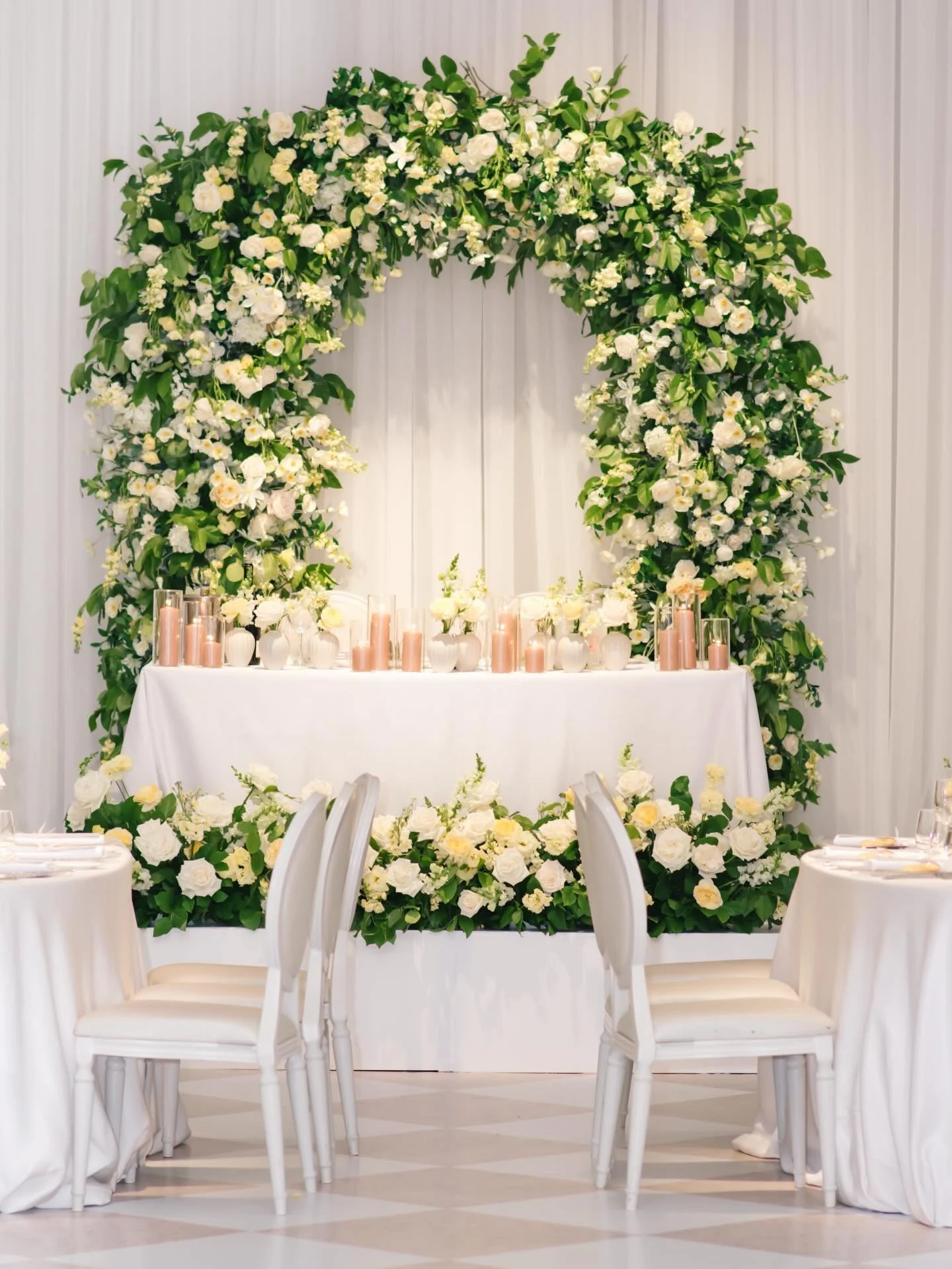 An Italian garden-inspired wedding in full bloom! 

C &amp; D&rsquo;s statement florals were nothing short of breathtaking; they were the kind of installations that make you pause to take it all in! EVERYTHING about their design made the room felt in