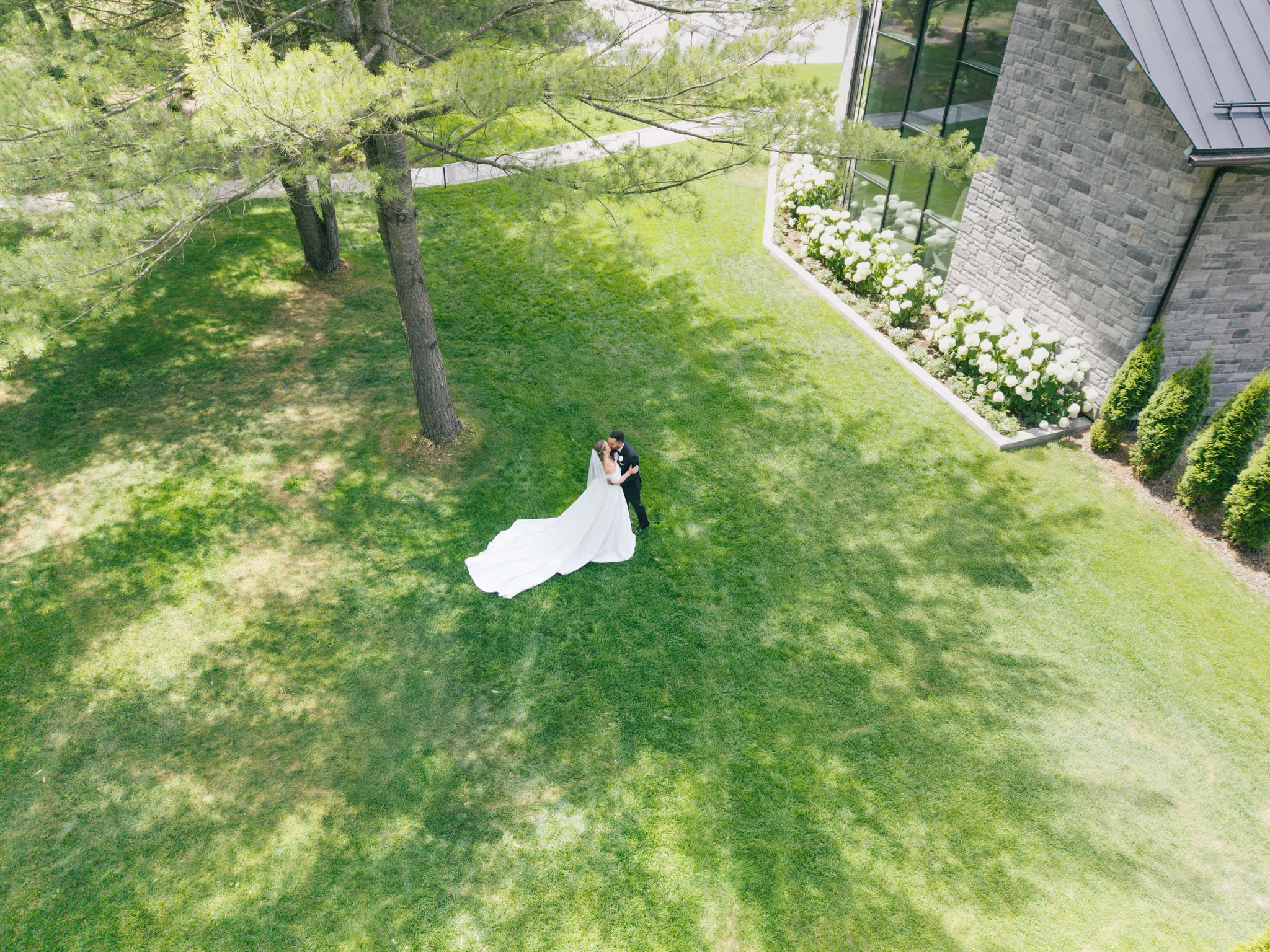 drone-wedding-photography-three-feathers-terrace-private-estate