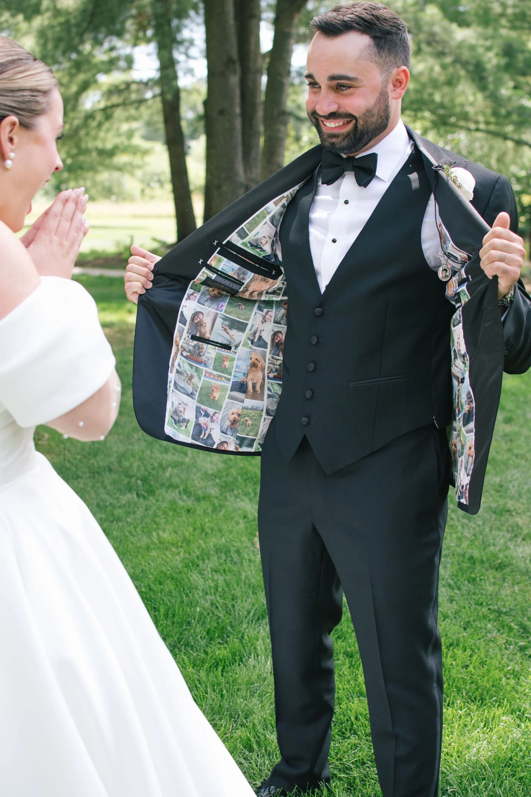 custom-tuxedo-lining-photo-collage-wedding-reveal