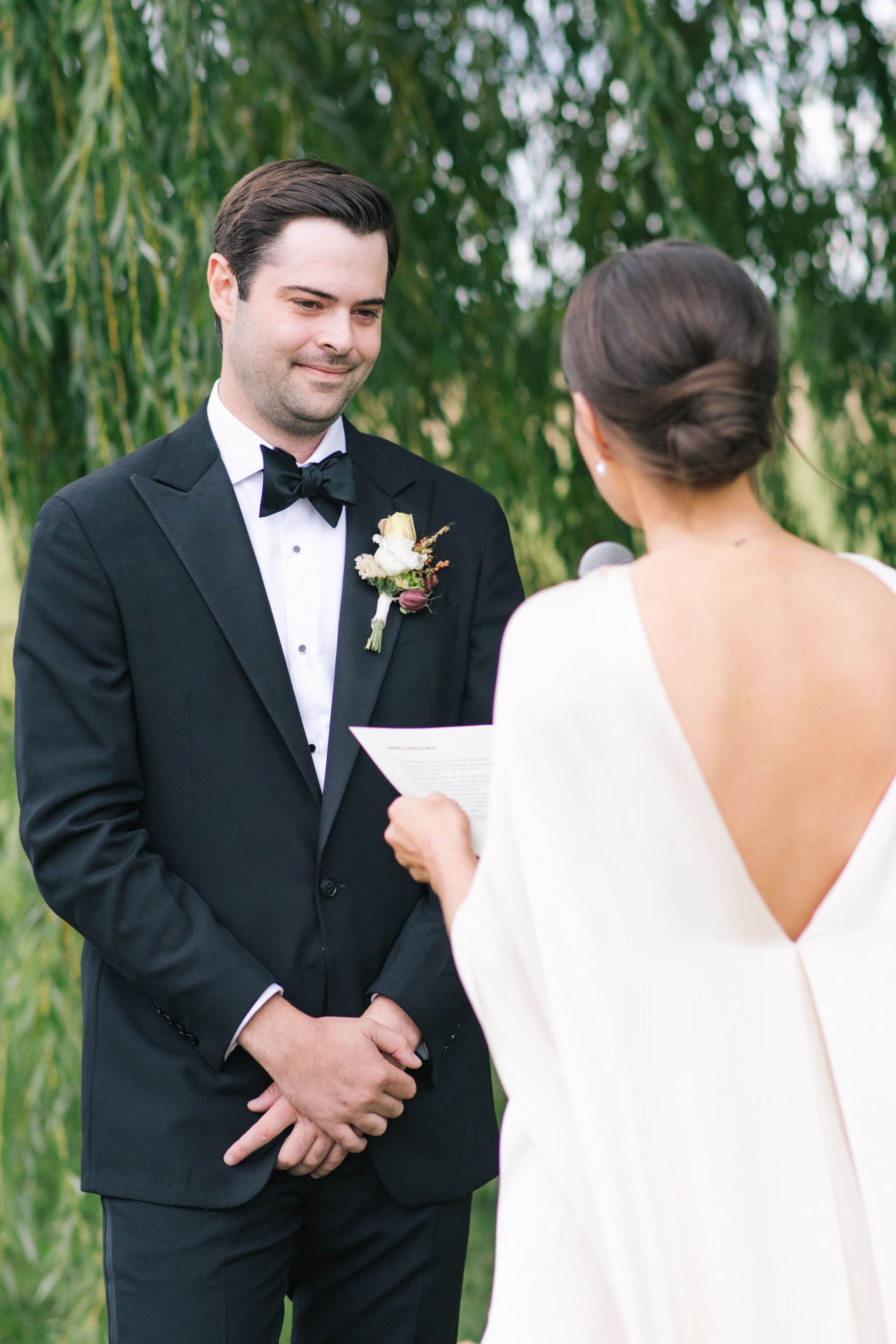 groom-reaction-wedding-vows-collingwood-ontario