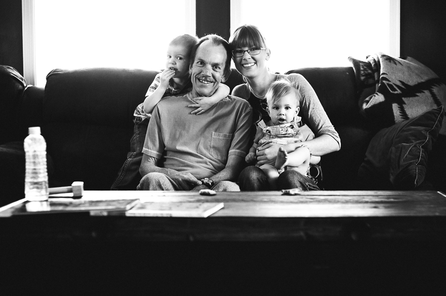 smiling family