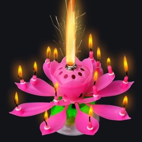 Awesomely Horrible Crazy Spinning Musical Birthday Candle Angel Food