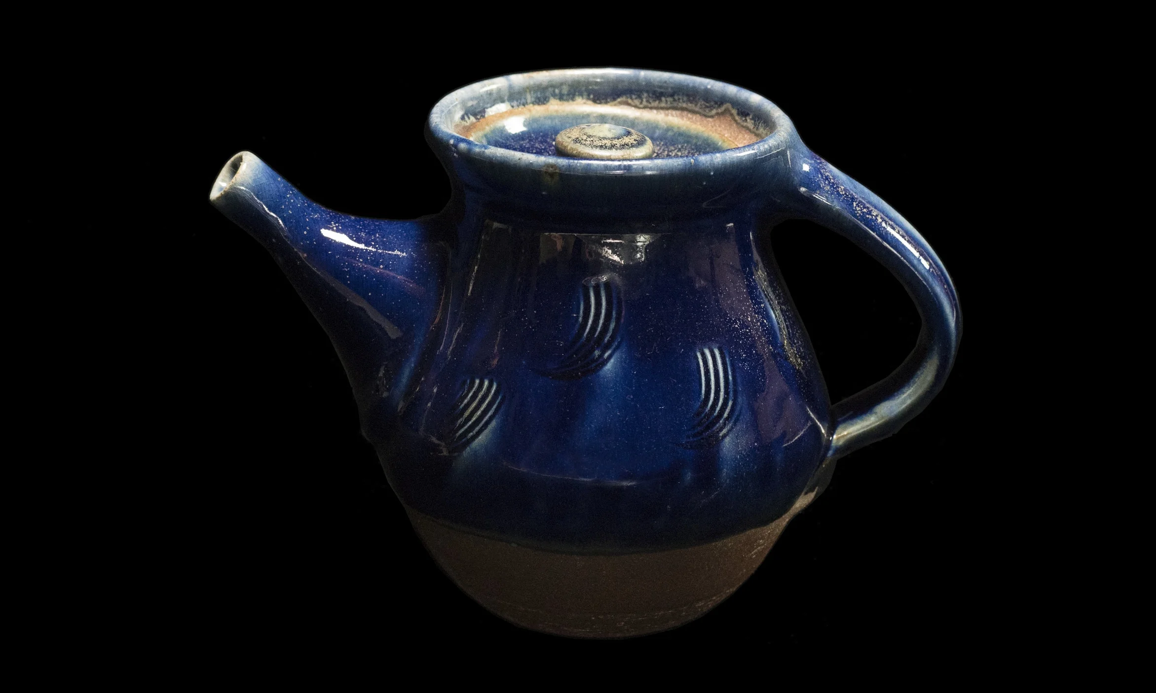 Large Blue Feather Teapot.jpg