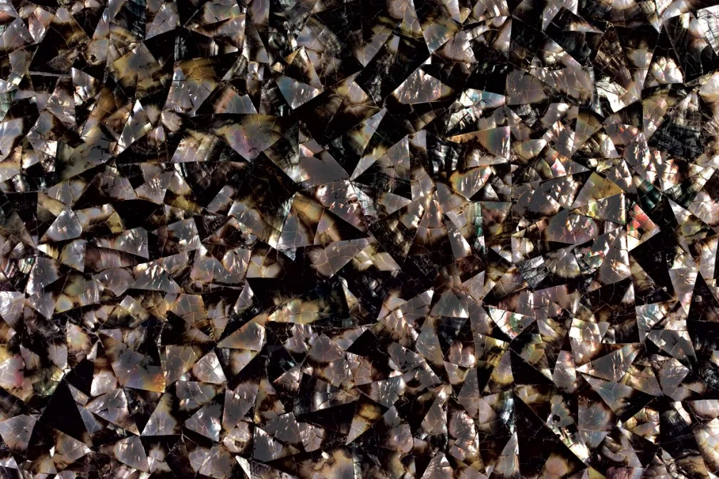 Black Mother Of Pearl 3D Shellstone