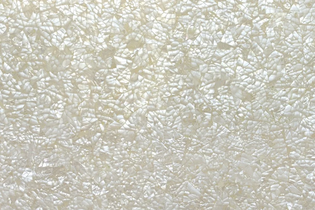 White Mother Of Pearl [Snow] 3D Shellstone