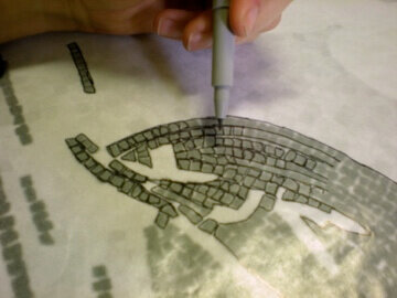 Preparing a mosaic reproduction 