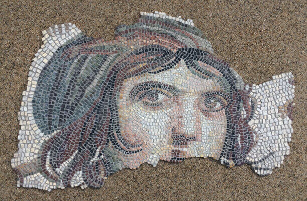 Ancient mosaic reproduction by Katherine Forst Mosaics