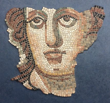 Ancient Roman mosaic reproduction by Katherine Forst Mosaics