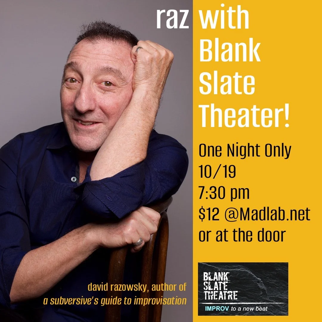 Raz Plays with Columbus, OH's Blank Slate