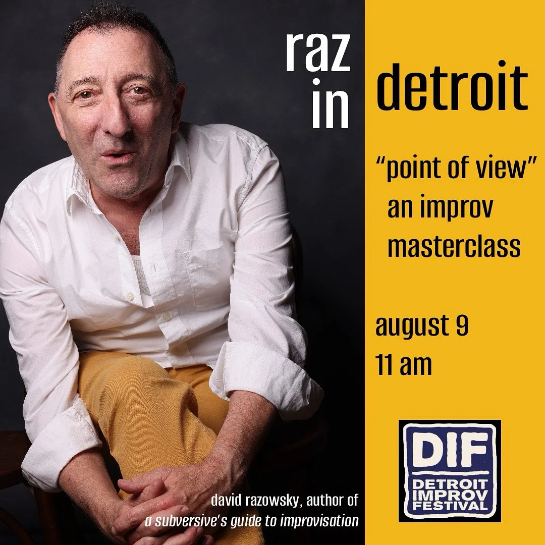 Raz at the Detroit Improv Festival 