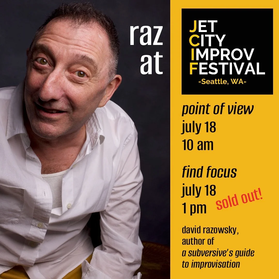 Raz Headlines Jet City Improv Fest!