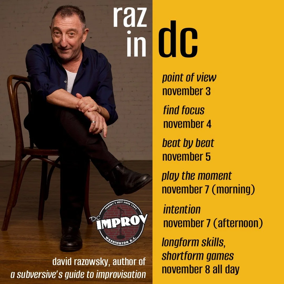 Raz in DC, 6 Masterclasses!