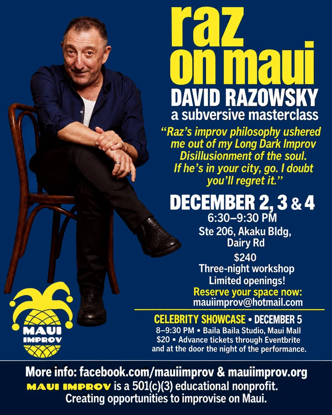 Raz on Maui! Back in Paradise!