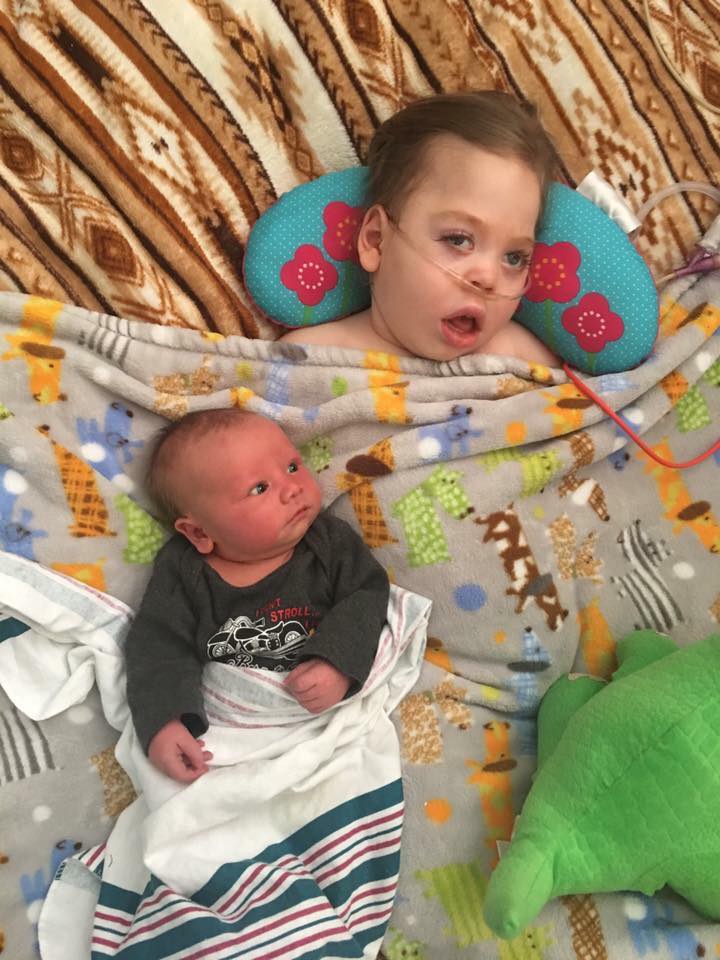 Jude with little brother Jackson. 