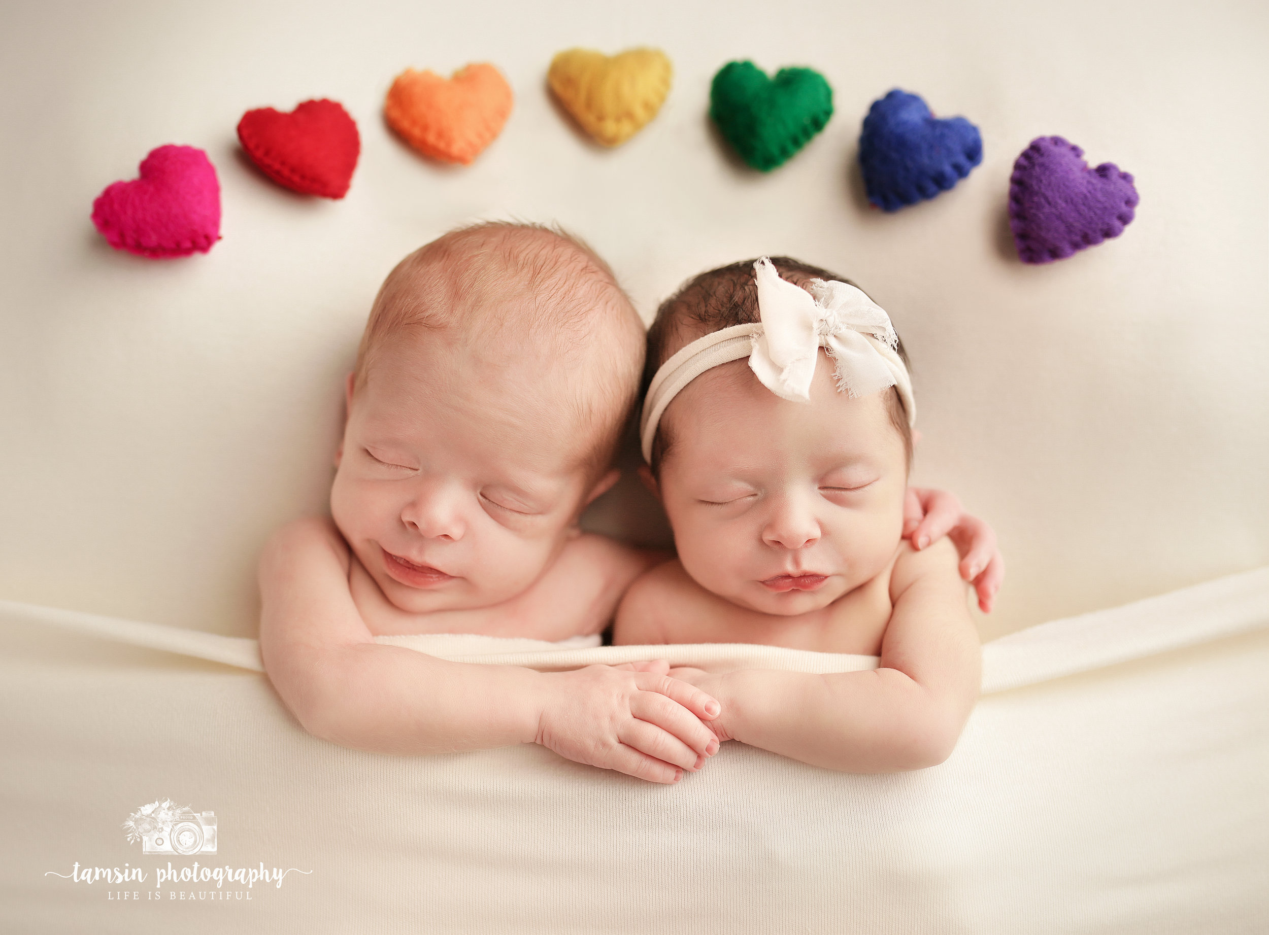 Newborn IVF Twins Rainbow Babies Portrait Tamsin Photography.jpg