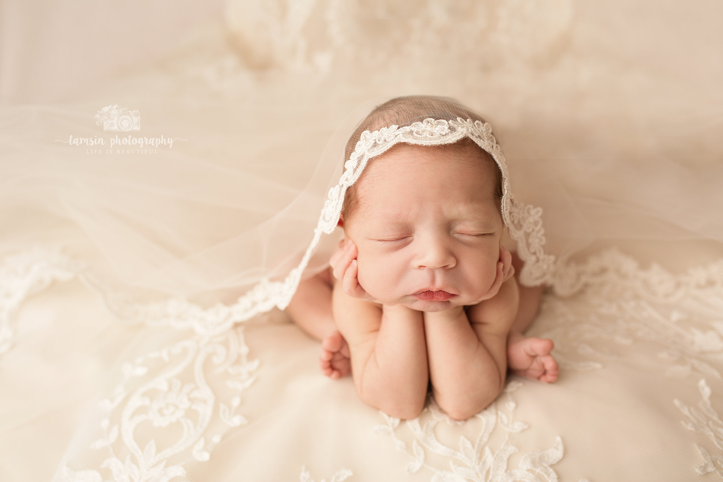 Newborn Posing Mothers Wedding Dress Gown Posed Tamsin Photography.jpg