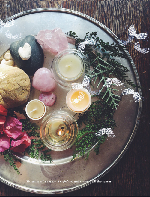 This is the image of my festive table garland I posted on this day, December 6, in 2015, on Instagram that sparked so much interest. Within the The Everyday Alchemy Festive Guide , I've added my illustrated butterflies. Butterflies have been fluttering around me for the past few months... a sign of my own transformation. 