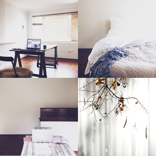 The space in its beginning phase. 