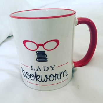 Crimson Lady Bookworm Mug :)