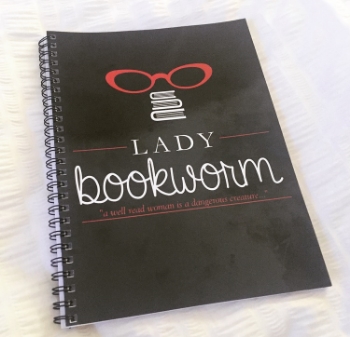 Lady Bookworm Notebook/Journal - other designs and pattern to come. 