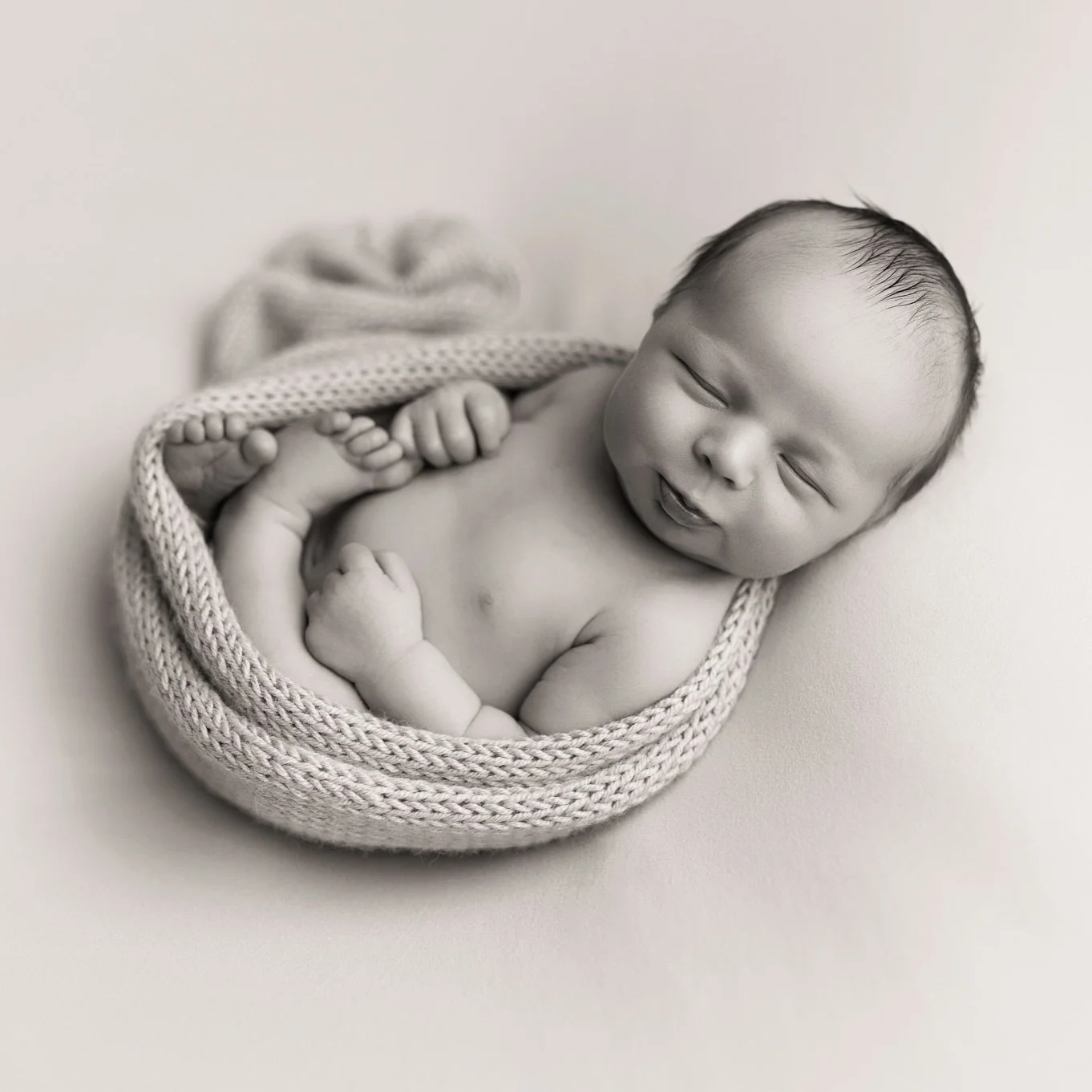 Love his little smile and pucker at the same time! 💙