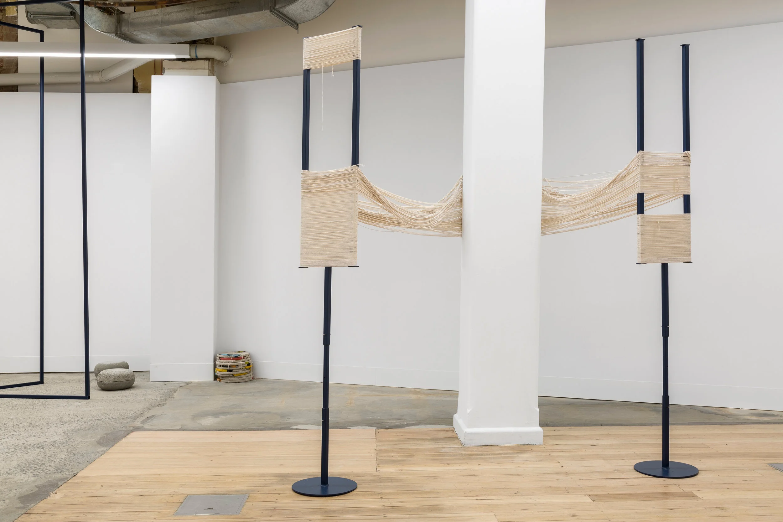 Materials: Steel, concrete, plaster, timber, cotton twine, resin, linen, bronze, leather, stainless steel, paint. Image credit: Christo Crocker.