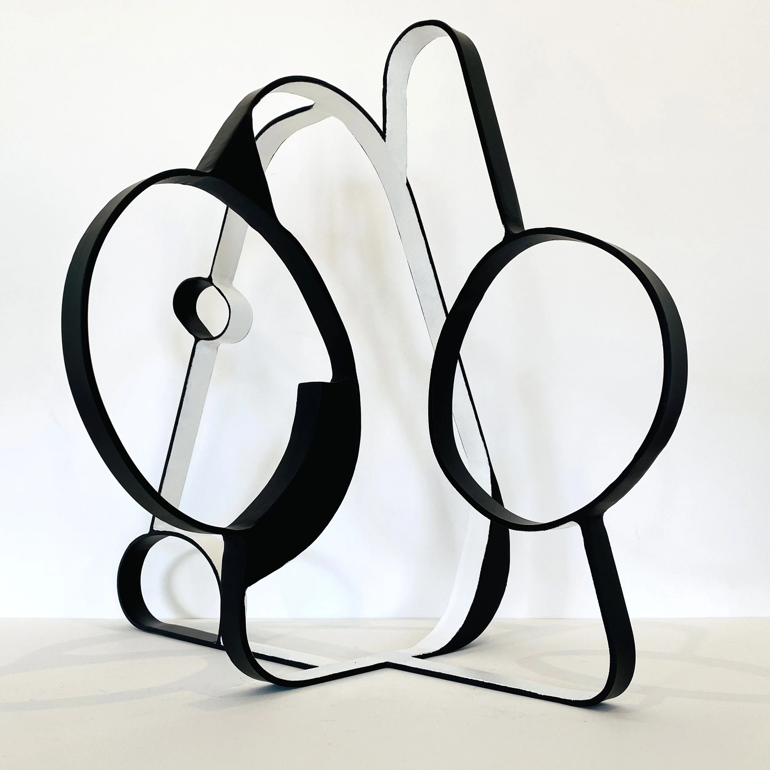 Place making, 2022  Steel, powder coat and enamel paint
