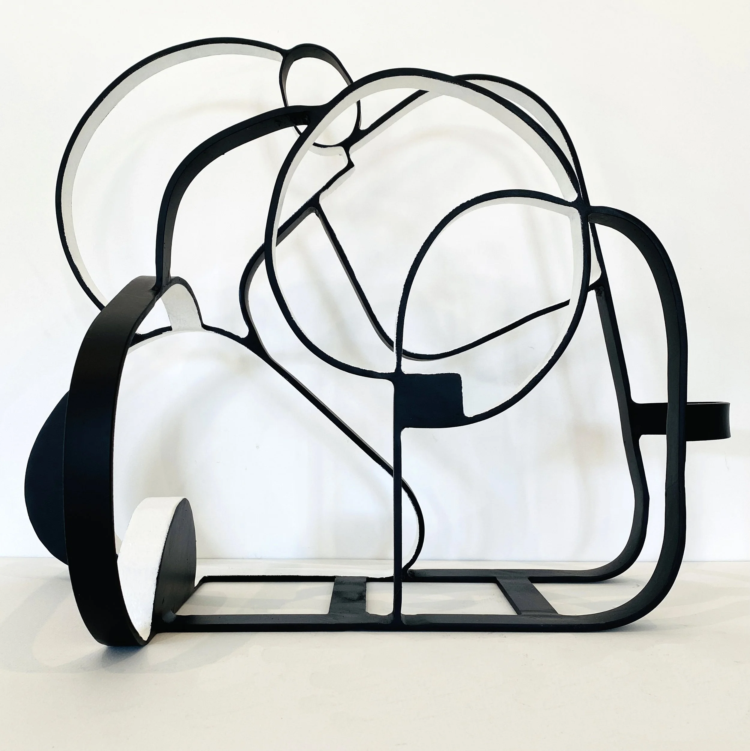 Impossible Architetecture, 2022  Steel, powder coat and enamel paint