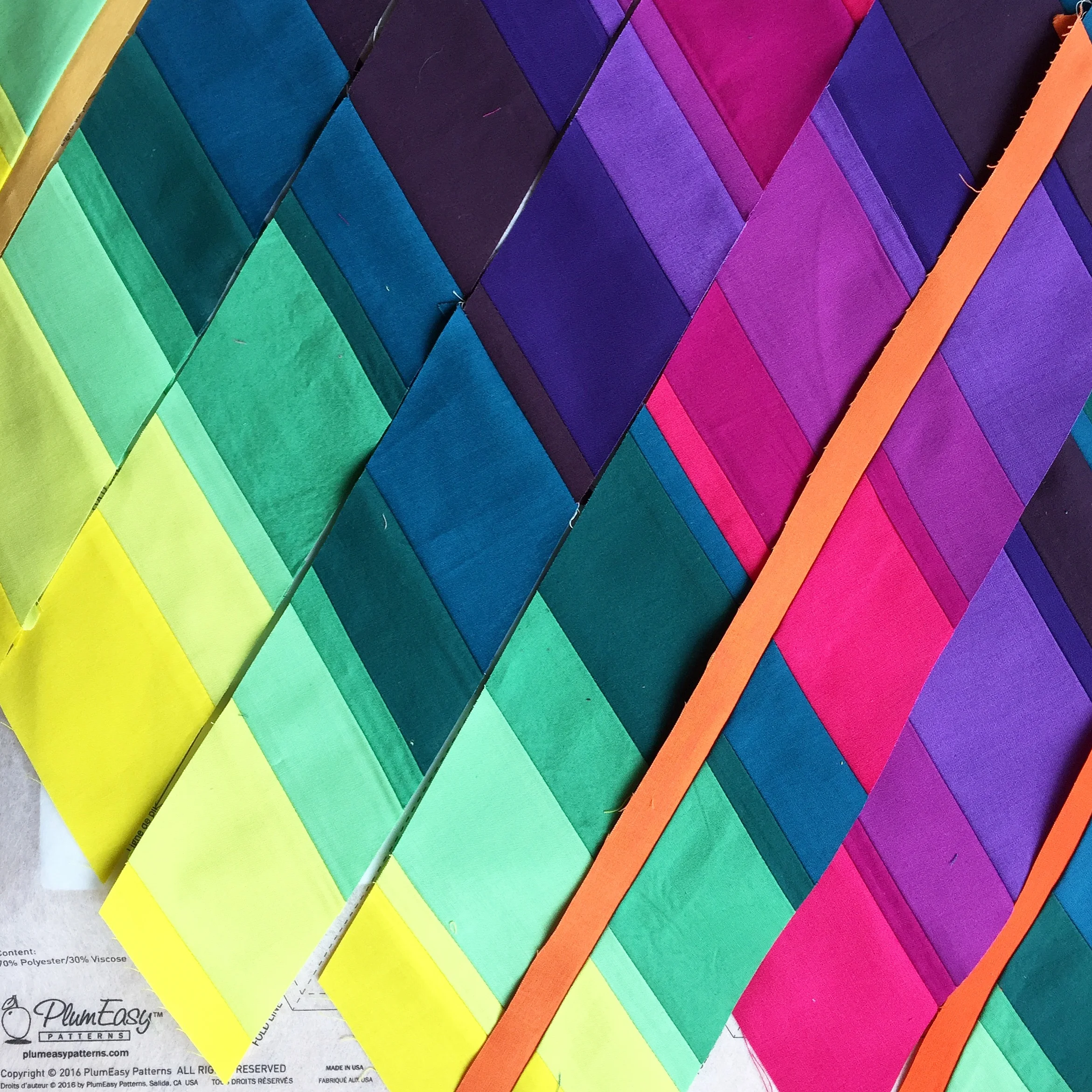 Dancing Diamonds Gem Bag Tropical Rainbow Version — WEFTY