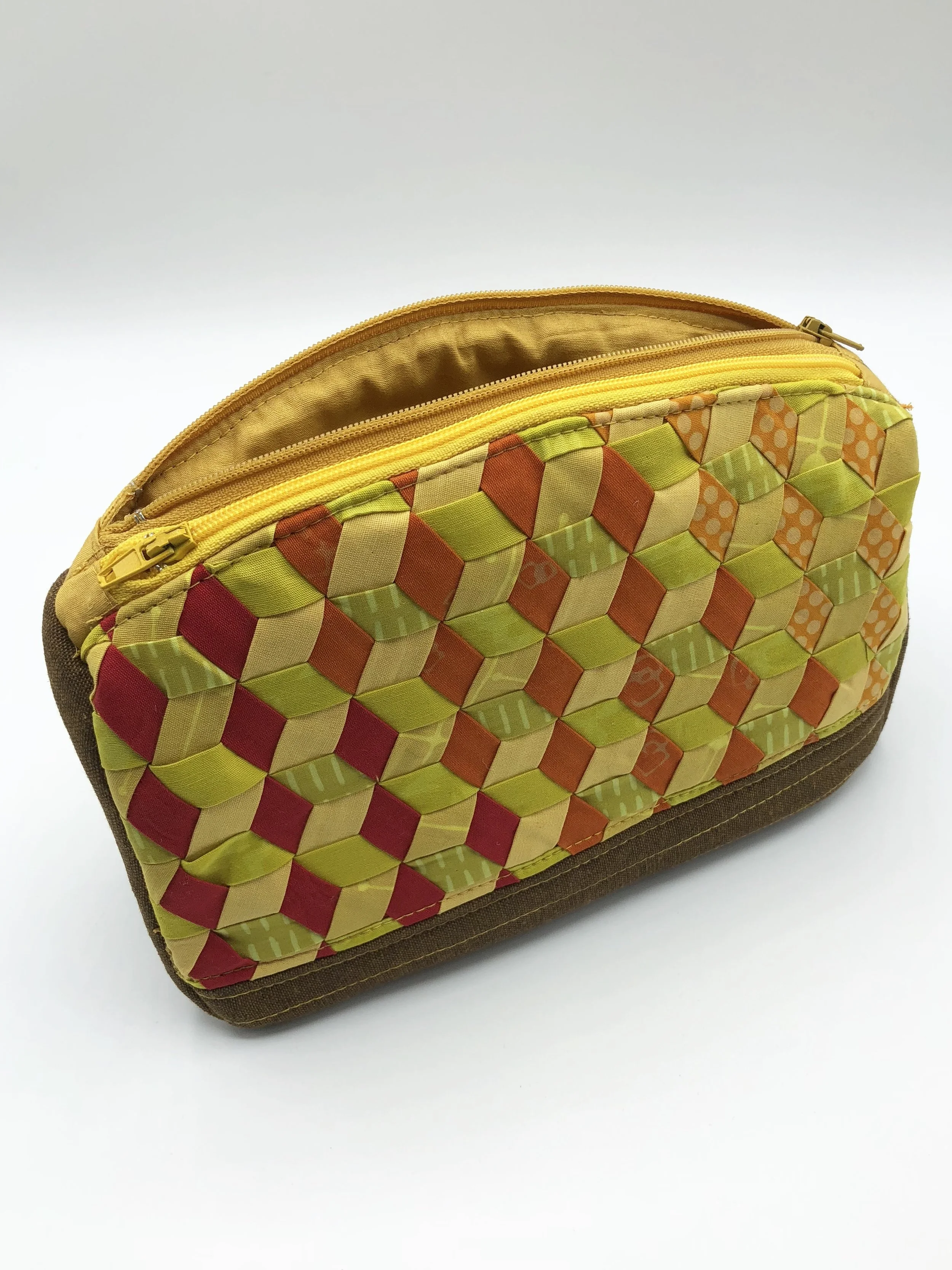 double zipper wallet pattern