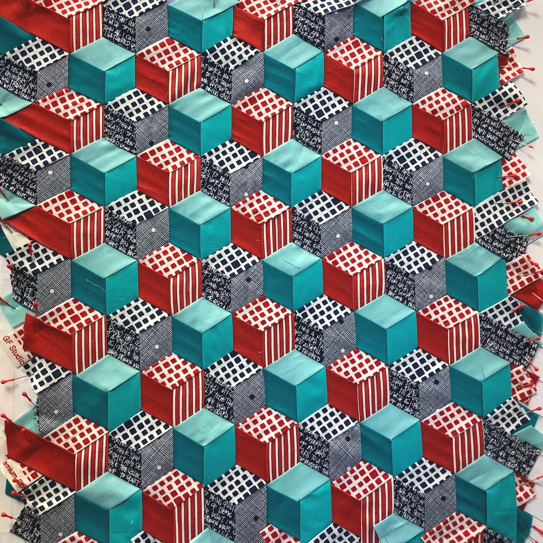 Student work from Modern Stitching Affair, 2018.