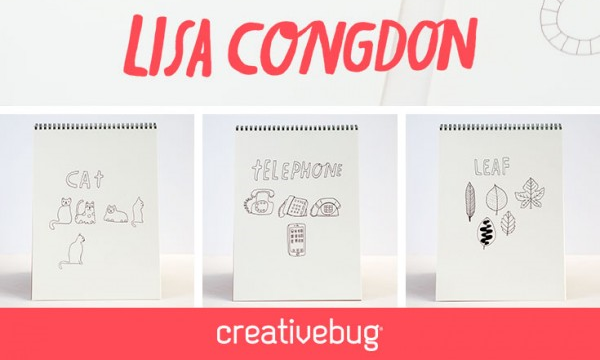 Lisa Congdon's Class brochure with Creativebug
