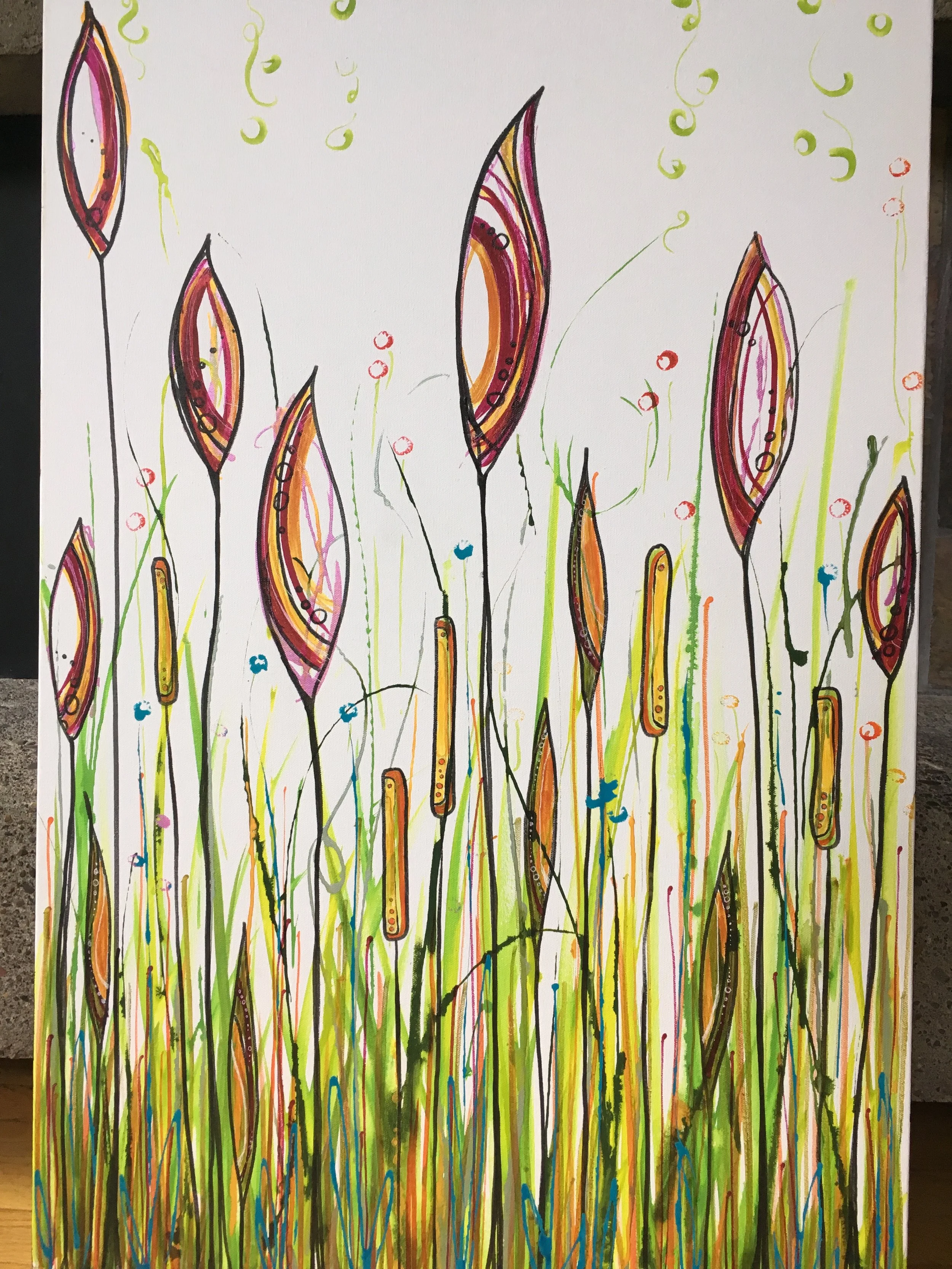 Summer's Reach 24" x 36" on canvas $375