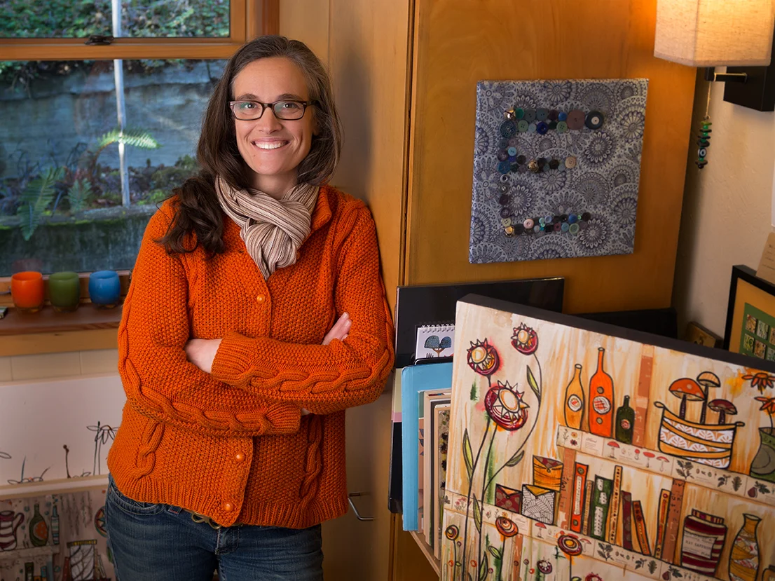 Emily Proudfoot, Fine Artist Photo Credit: Cliff Etzel, 2017