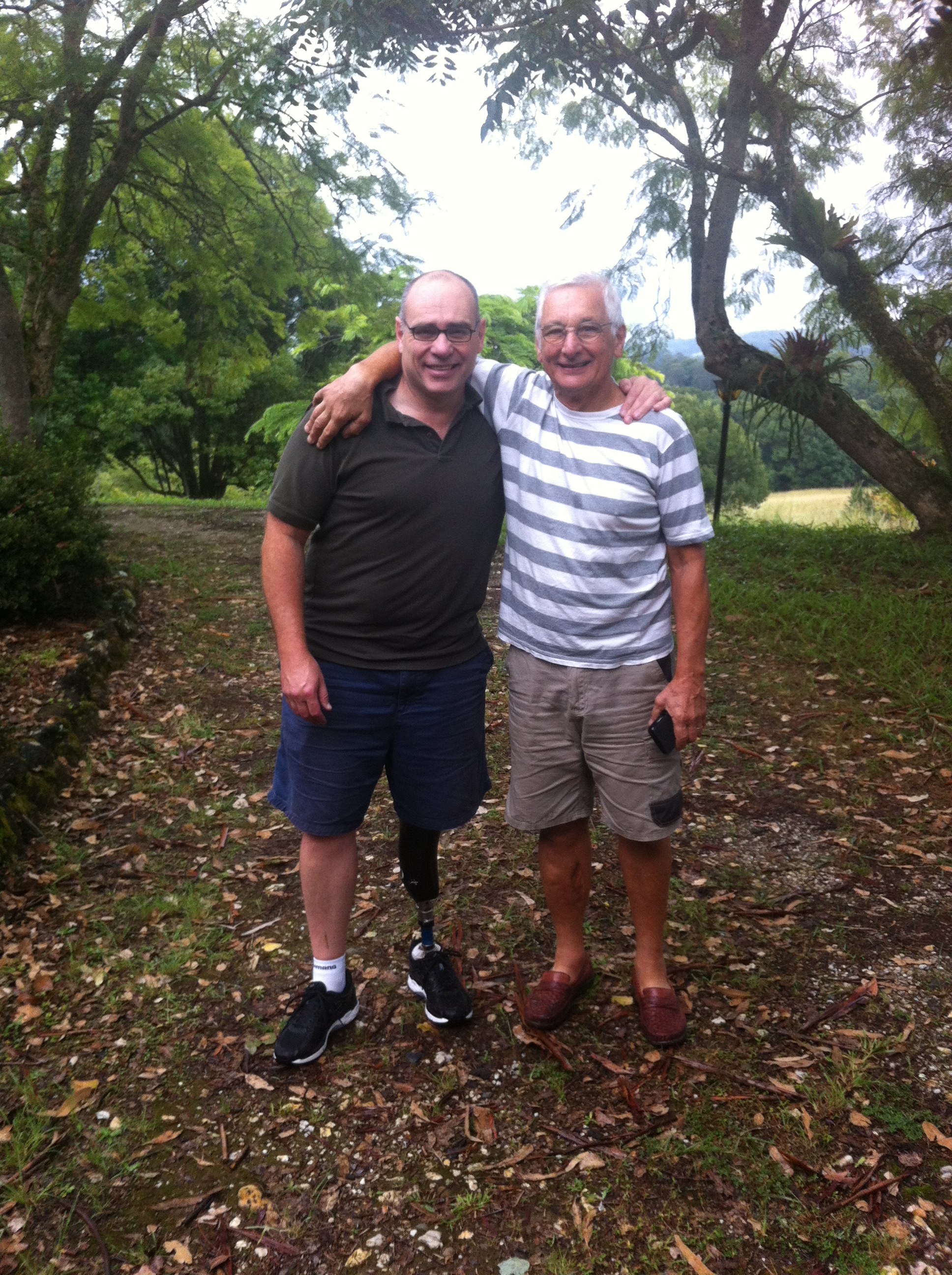 Alex & John Crouchley at the new Bellingen residence 