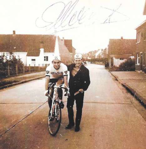 Eddy Merckx & Eddy Verbust (in 1967) 